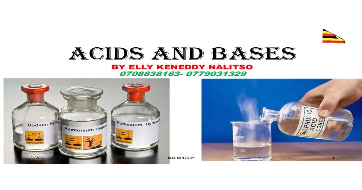 Acids and bases by  Elly Keny