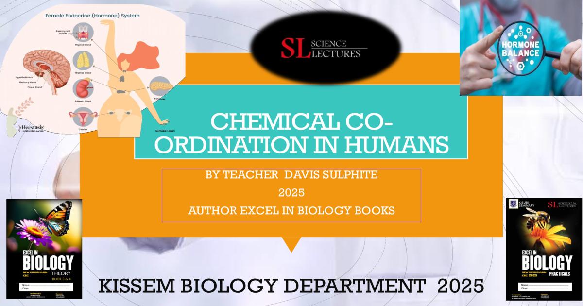 CHEMICAL CO-ORDINATION IN HUMANS by Tr Sulphite