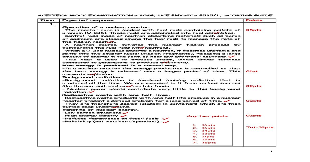 Physics guide Aceiteka