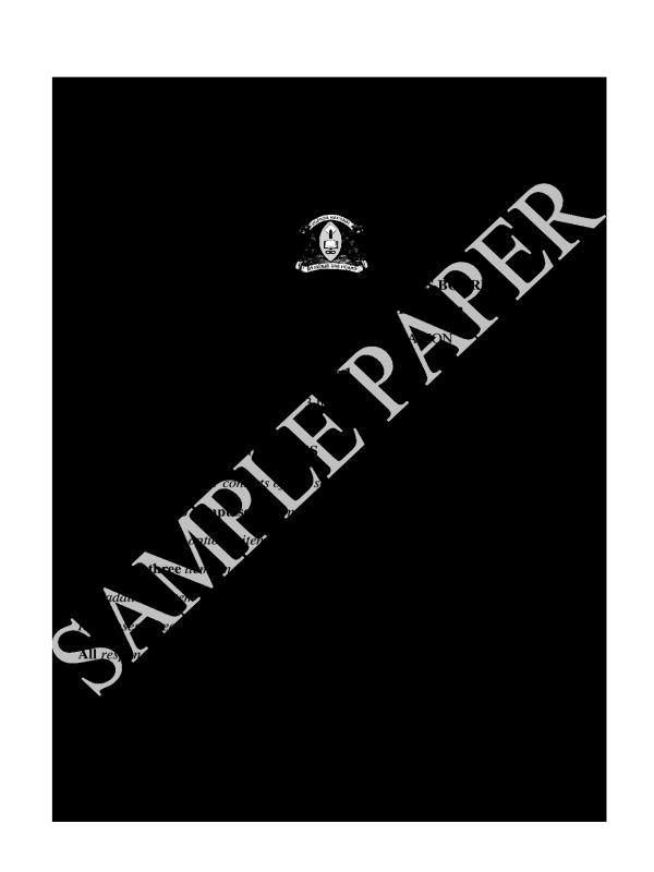 UACE Christian Religious Education (CRE) Sample Paper P245/1 - 2026