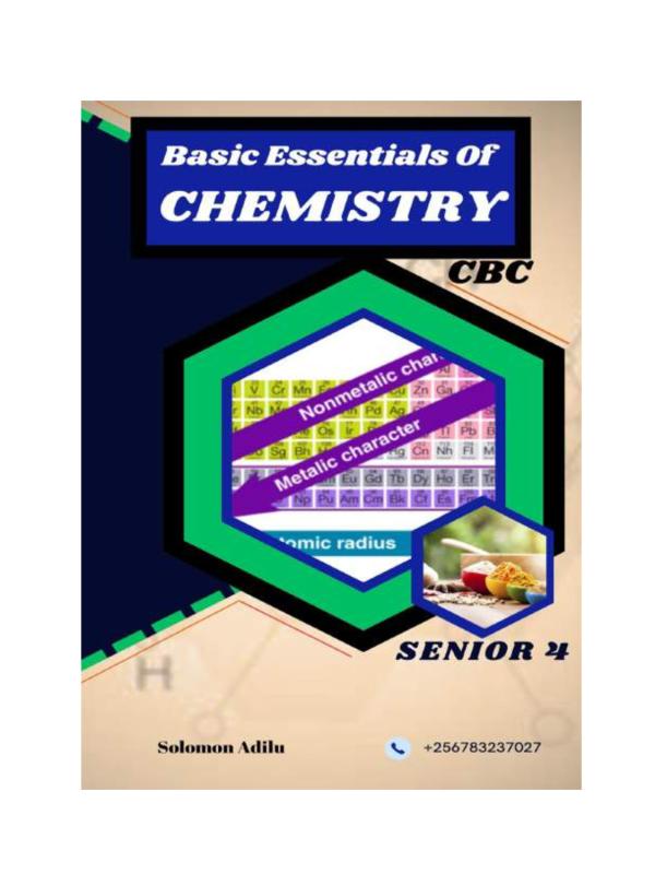 Basic Essentials Chemistry Notes S4
