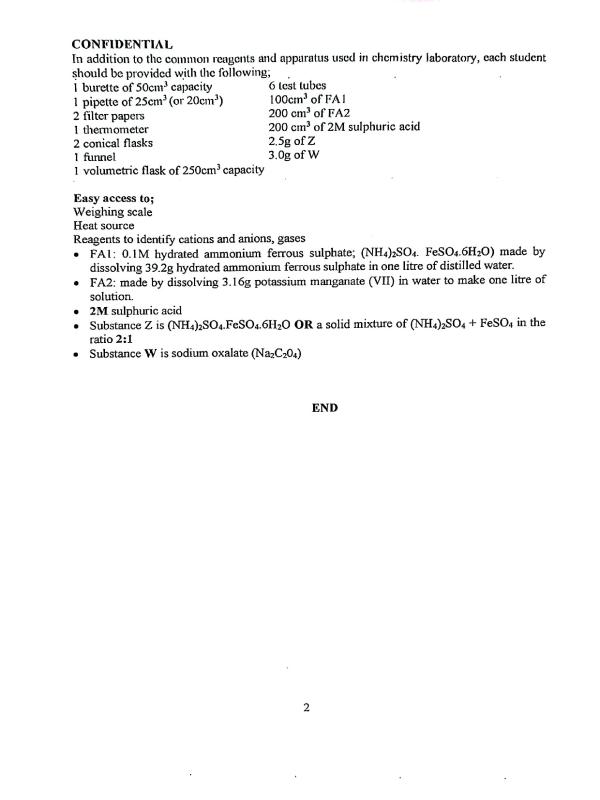 UACE KAMSSA Chemistry Paper 2 (2026)