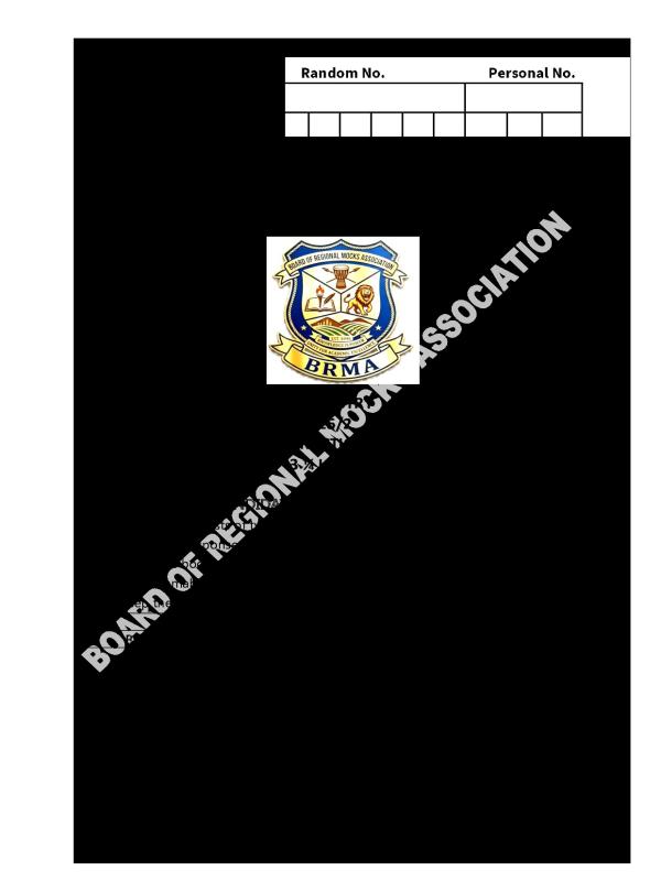 S.6 Chemistry Paper 2 Examination
