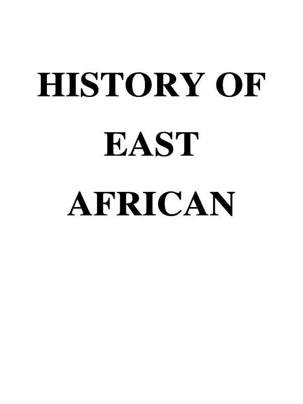 Senior Three (S3) History Notes