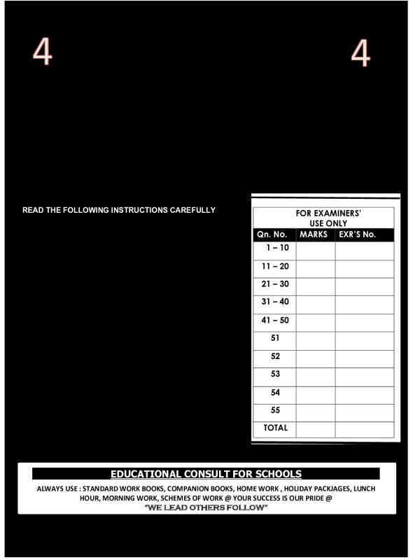 Pearl English Trial Exam Set 4 2026