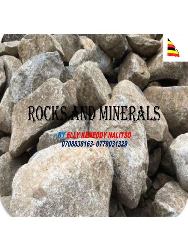 Senior One Rocks and Minerals Notes New Curriculum