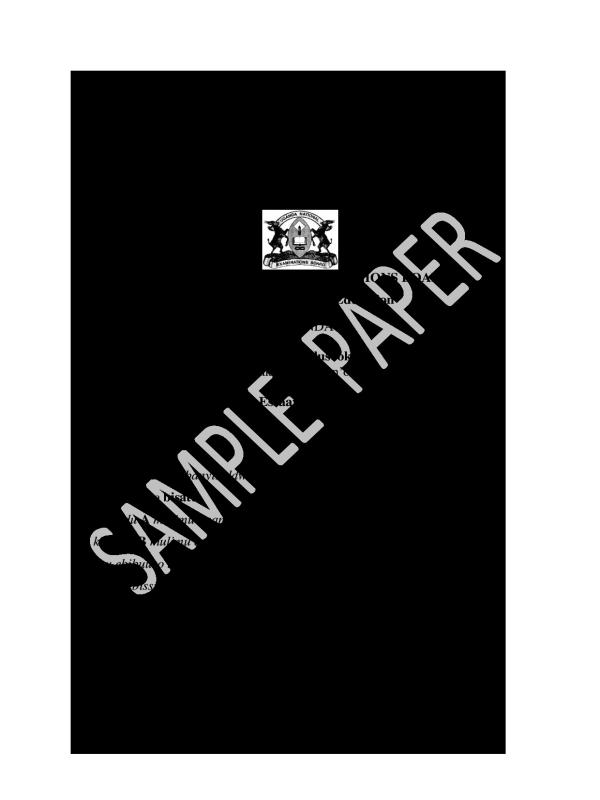 UNEB UCE Luganda Paper 1 2024 Past Paper (NLSC Sample)