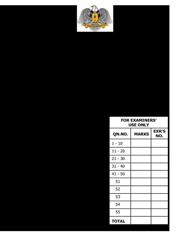 Primary Five (P.5) English Promotional Examination - Sure Key