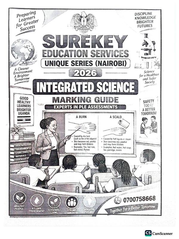 P.7 Integrated Science Guide  Pre PLE Sure Key Series (Nairobi) set  2026