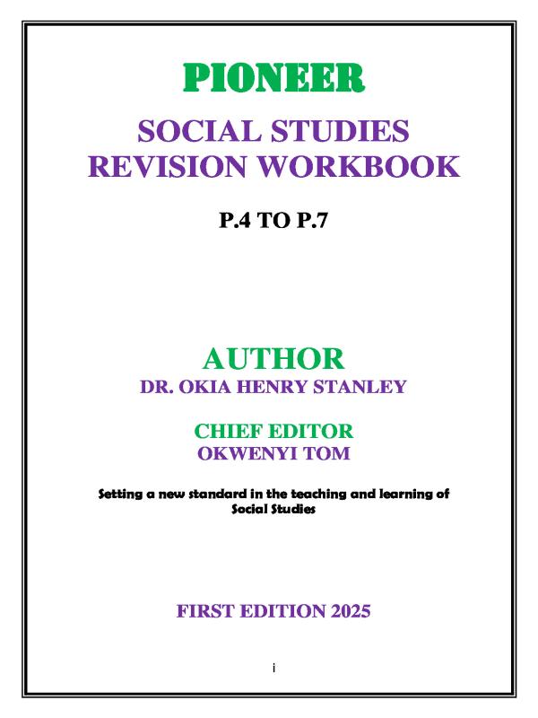 Social Studies Revision Workbook (P.4 - P.7)