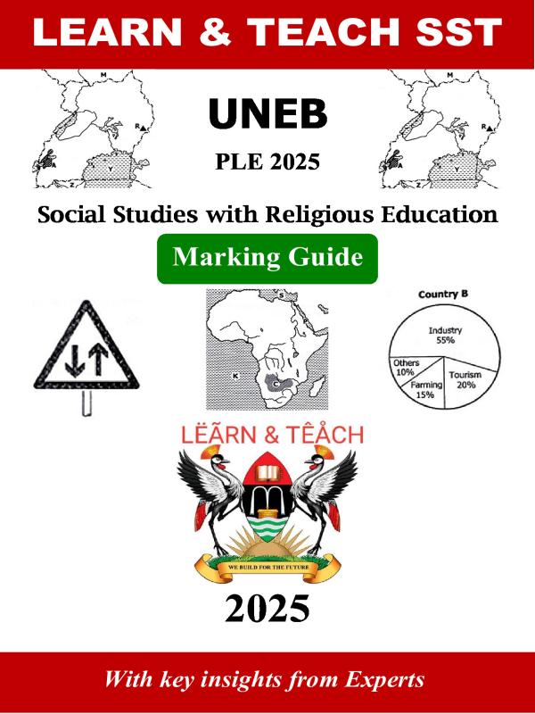 P.7 Marking guide to Social studies PLE 2025 e learn examination consult